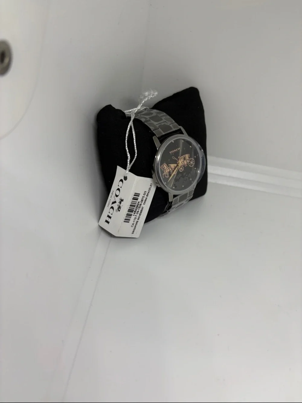 Coach Women’s Grand Black Watch with Rose Gold Coach & Carriage Dial - Picture 3 of 7